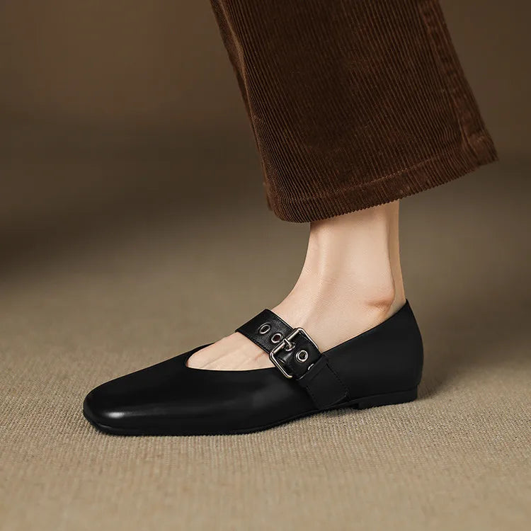 Velvette™ Square-Toe Flats