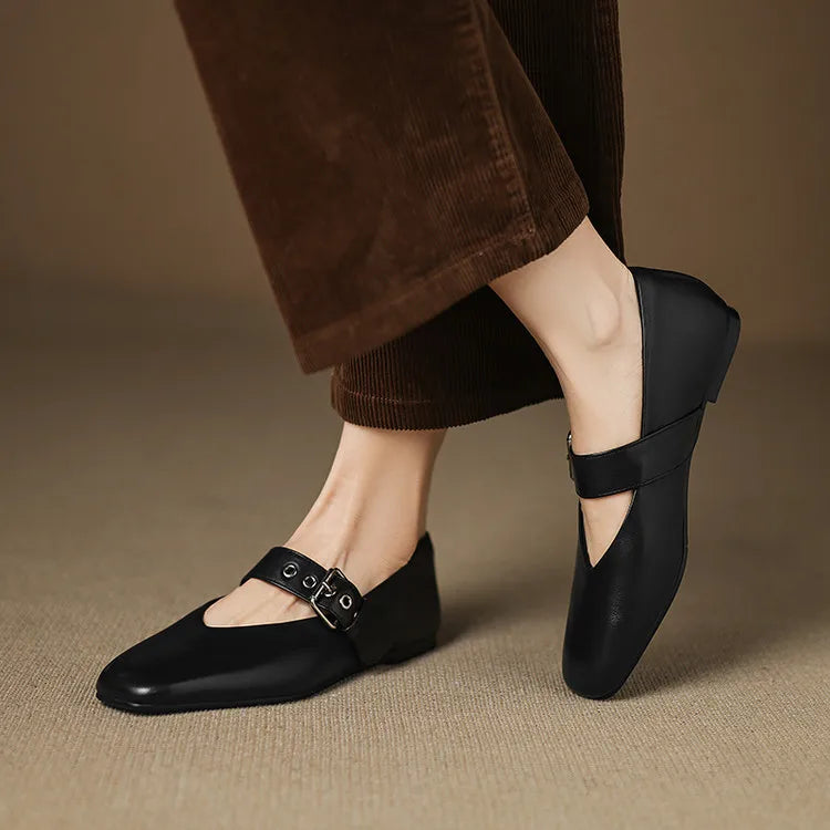 Velvette™ Square-Toe Flats