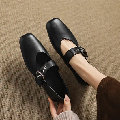 Velvette™ Square-Toe Flats
